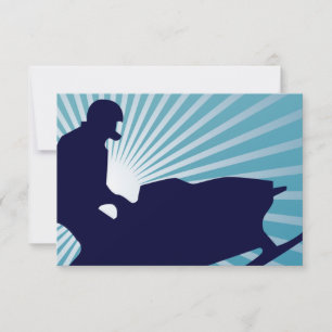 sky high snowmobiler invitation