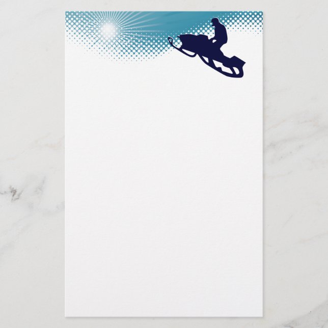 sky high snowmobiles stationery (Front)