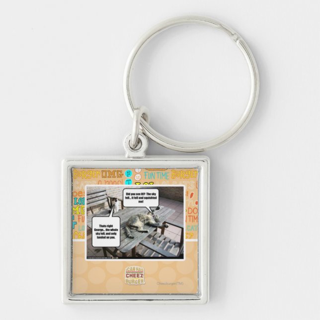 Sky is Falling Keychain (Front)