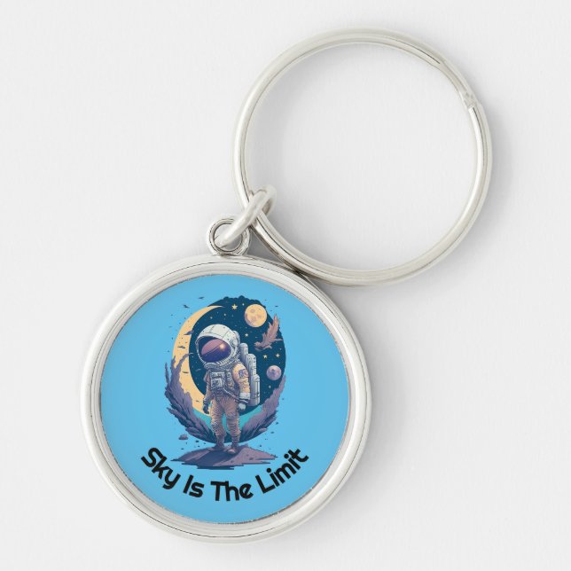 Sky is the Limit Astronaut Keychains Perfect gift (Front)