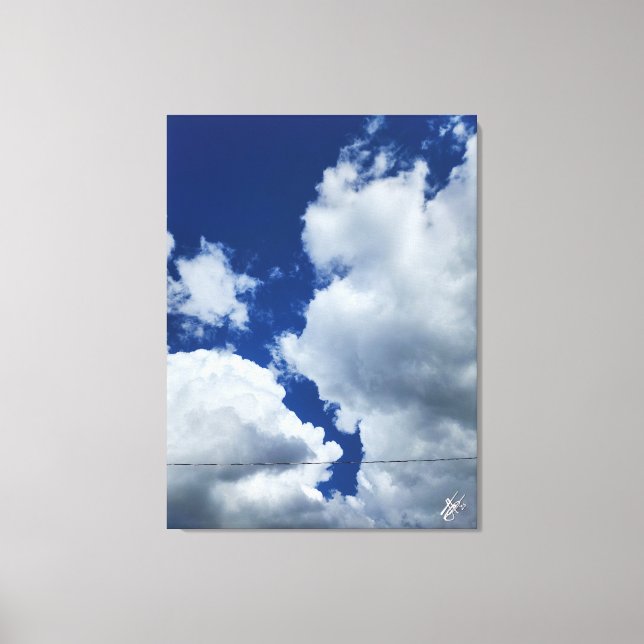 Sky line canvas print (Front)