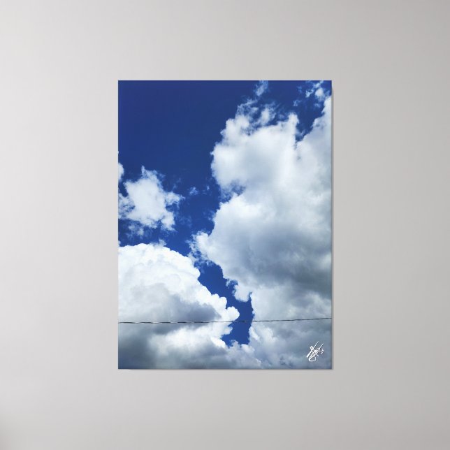 Sky line canvas print (Front)