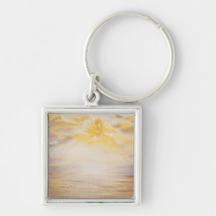 Sky Lotus Keychain