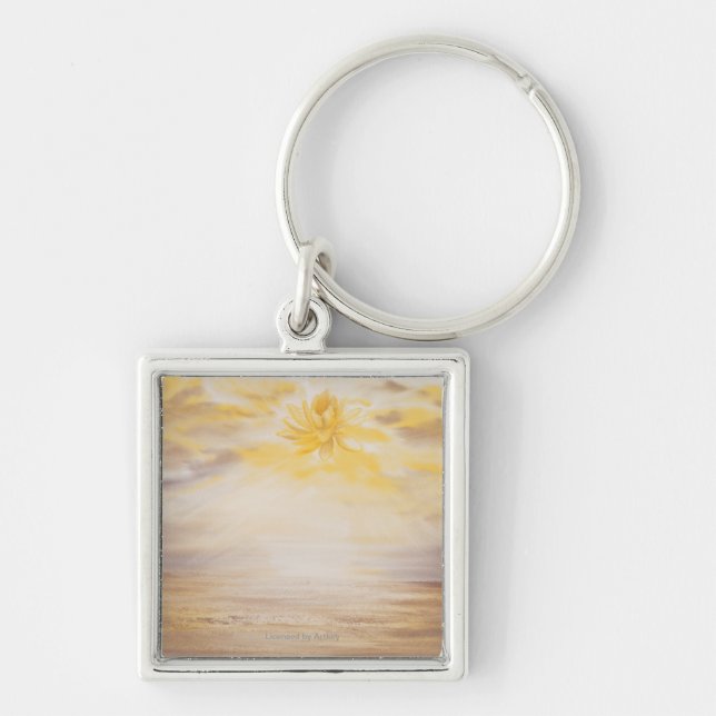 Sky Lotus Keychain (Front)