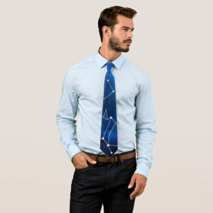 Sky Map Constellation Astronomy Lover Tie