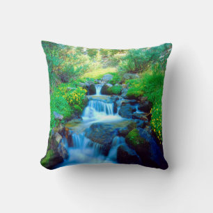 Sky Meadows in the Sierra Nevada Mountains Throw Pillow