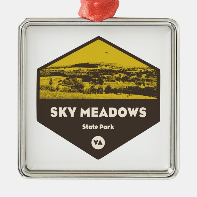 Sky Meadows State Park, Virginia Metal Ornament (Front)