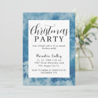 Sky Modern Dusty Blue Snowflake 
