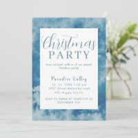 Sky Modern Dusty Blue Snowflake 