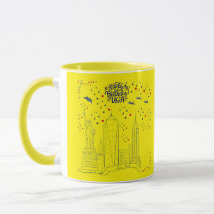 Sky of Liberty Flames yellow Mug