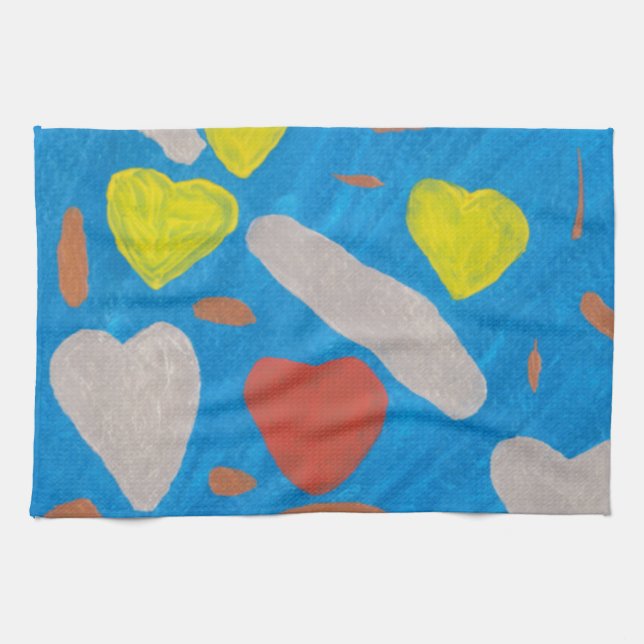 Sky of Love Kitchen Towel (Horizontal)