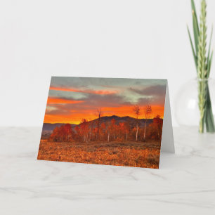 Sky on Fire Card