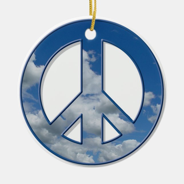 Sky Peace Ornament (Front)
