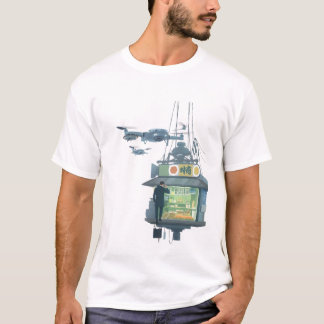 Sky Restaurant with Drone Delivery T-Shirt