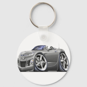 Sky Silver Car Keychain