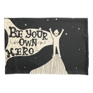 Sky Stars Inspirational Motivational Life Quote Pillowcase