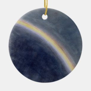 Sky Study with Rainbow, 1827 (w/c on paper) Ceramic Ornament