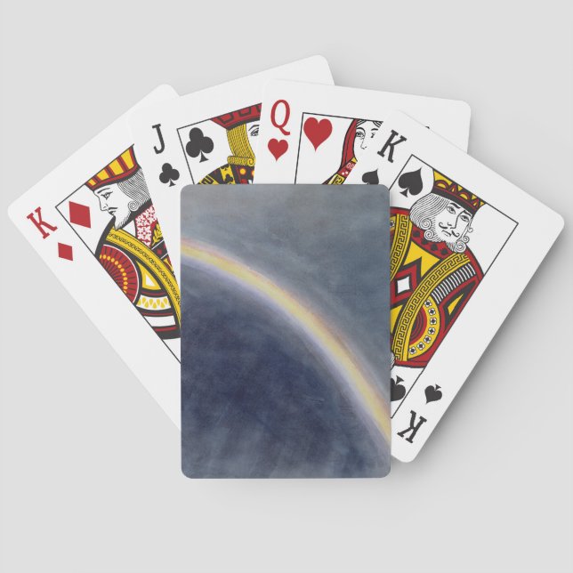Sky Study with Rainbow, 1827 (w/c on paper) Playing Cards (Back)