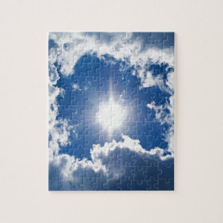 sky, sun and clouds jigsaw puzzle