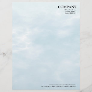 Sky Texture 02 Letterhead