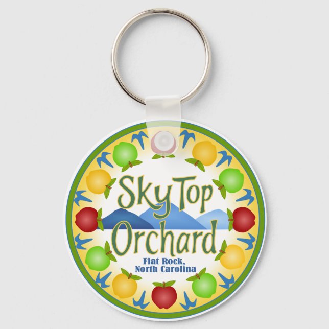 Sky Top Orchard Keychain (Front)