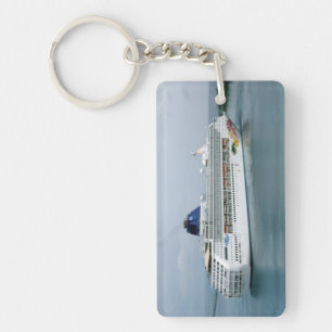 Sky Turning in Nassau Keychain