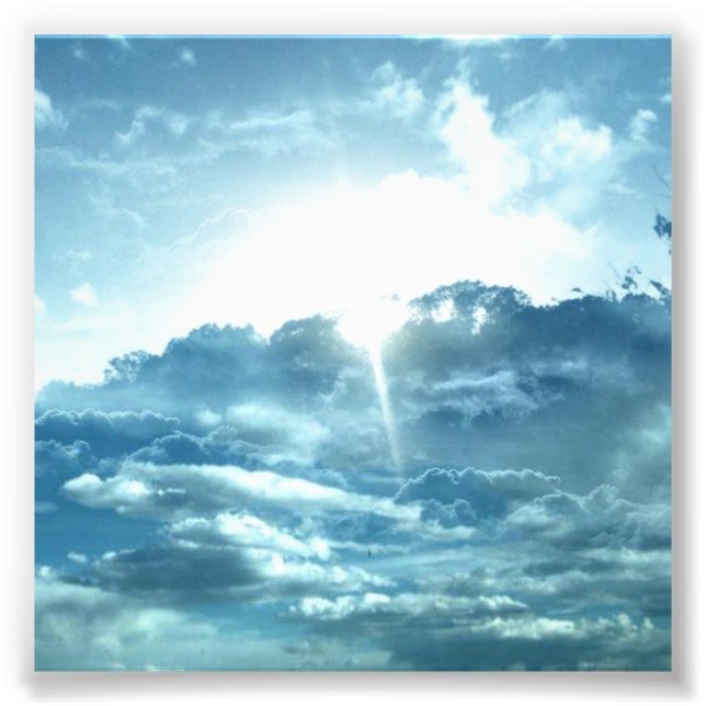 Sky view photo print (Front)