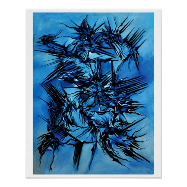 "Sky vs Philosophy", Glossy Poster (Front)