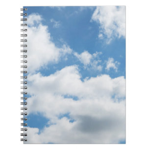 sky, weather, nature, white, blue, cloud, sunlight notebook