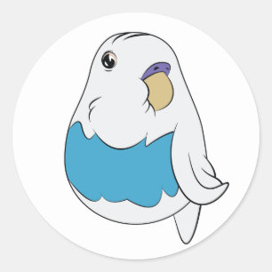Skybelly Birble Classic Round Sticker
