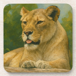 Skybound Grace – Lioness on the Ledge Coaster