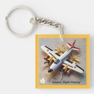 "Skybound Sophistication" Keychain