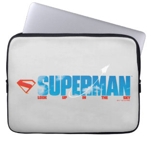 Skybound Superman Silhouette Laptop Sleeve