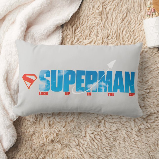 Skybound Superman Silhouette Lumbar Pillow (Blanket)
