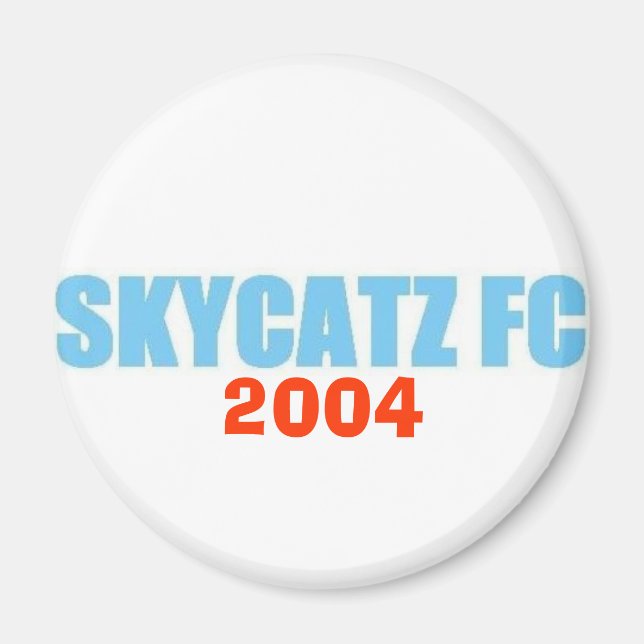 SKYCATZFC TEXTE 2004 Magnet (Devant)