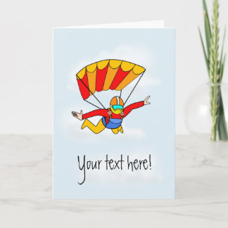 Skydive - Add your own text! Card
