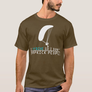 Skydive Design For Men Women Skydiver Skydiving Lo T-Shirt