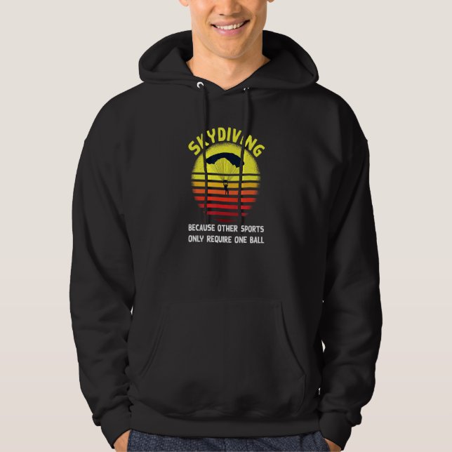 Skydive design for skydivers hoodie (Front)