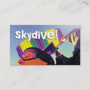 skydive! (photo perfect) business card