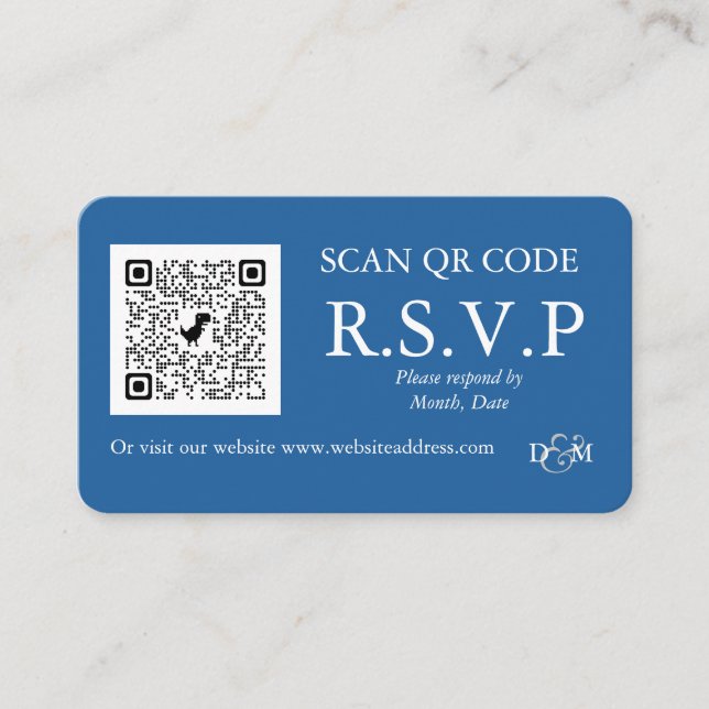 Skydiver Blue Enclosure Card (Front)