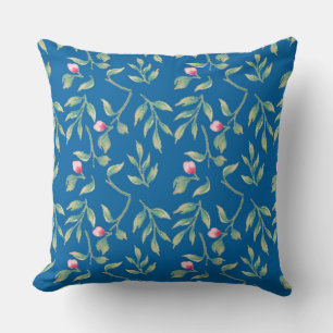 Skydiver Blue Wedding Keepsake Throw Pillow