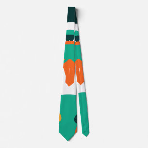 Skydiver Descending Over Solar Powered Landscape Tie