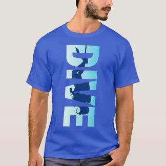 Skydiver Parachute Jumping Parachuting Skydiving P T-Shirt