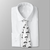 skydiver silhouette tie (Tied)