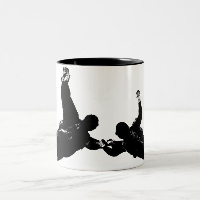 SKYDIVER Two-Tone COFFEE MUG (Center)
