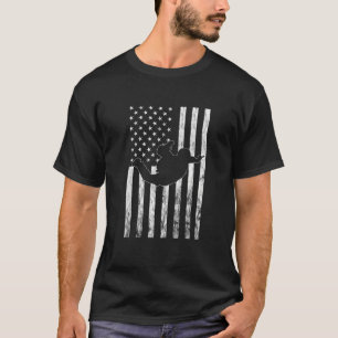 Skydiving American Skydiver Parachuting Paraglidin T-Shirt