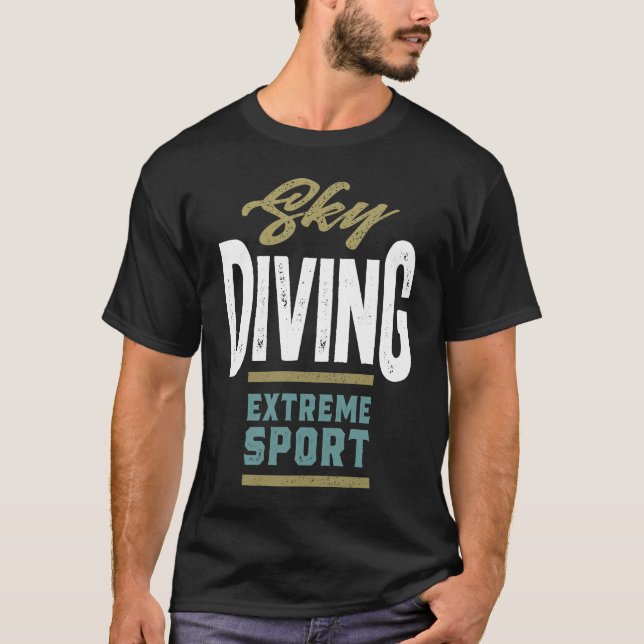 Skydiving Art T-Shirt (Front)