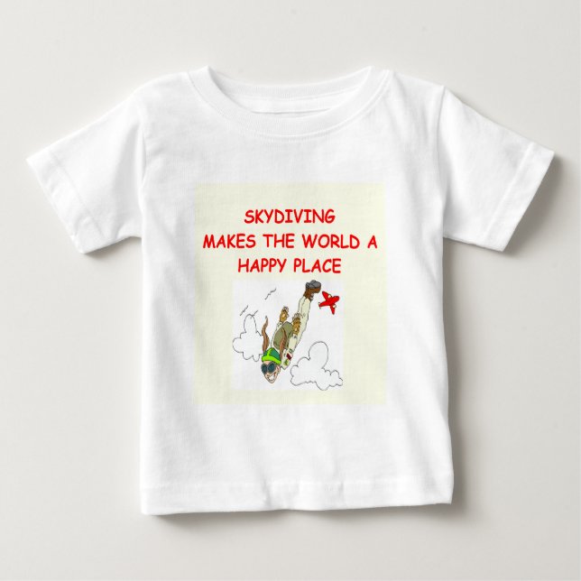 skydiving baby T-Shirt (Front)