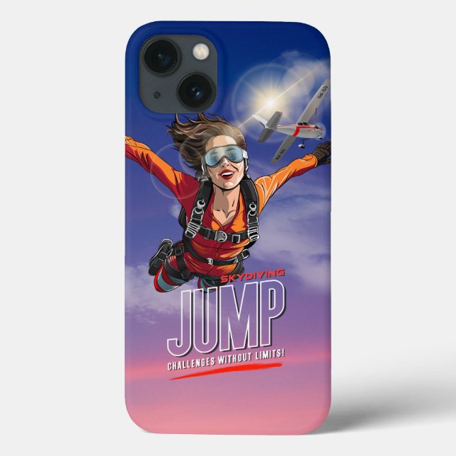  Skydiving-Feel Freedom Above Clouds | (Women) Case-Mate iPhone Case (Back)