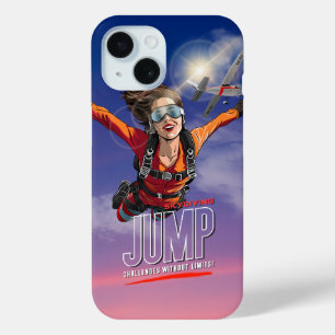  Skydiving-Feel Freedom Above Clouds   (Women) iPhone 15 Case